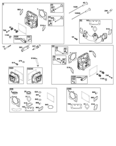 Part Location Diagram of 595601 Briggs and Stratton Washer, Sealing